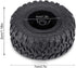 Tbest RC Tires Rubber, Crawler Tires for 1:16 RC Car Accessory