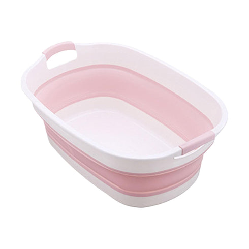 Generic ToddlerBathTub- Foldable Washing Basin, Portable PetBathTub| Lightweight Travel BabyBathTub, Dog Washing