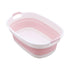 Generic ToddlerBathTub- Foldable Washing Basin, Portable PetBathTub| Lightweight Travel BabyBathTub, Dog Washing