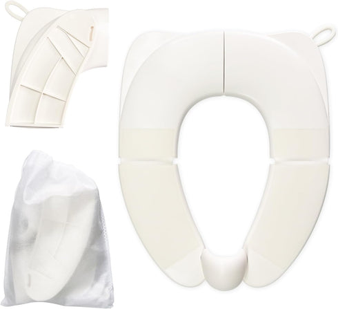 DEEZOMO Kids Foldable Toilet Seat with Storage Bag - Training Urine Anti-Slip Toilet