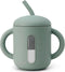 SAMiGO Silicone Sippy Cup, Baby Straw Cup for 6 12 18 Months,