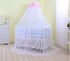 Joylife Pink Baby Canopy Netting for Crib - Easy Access Design