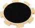 Stylish Wooden Hub for Mexican Train Dominoes - Durable Pine Centerpiece with Felted Base