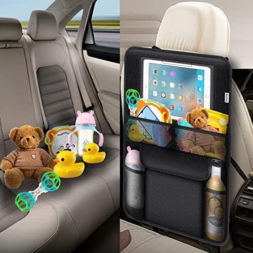 Kick Mats Back Seat Protector, 1Pc Waterproof Oxford Seat Back Protector for Kids, Back of Seat Protector for Kids Feet