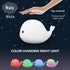 Globe Electric Multicolor Changing Integrated LED Night Light for Baby and Kids Rooms (Wally The Whale)