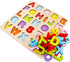 Alphabet Puzzle, WOOD CITY ABC Letter Puzzles for Toddlers1 2 3 Years Old, Educational Learning Toys for Toddlers, Alphabet Toys with Puzzle Board & Letter Blocks, Best Gifts for Girls and Boys…