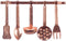 Dolls House Miniature Kitchen Accessory Copper Hanging Utensils & Rack 5055