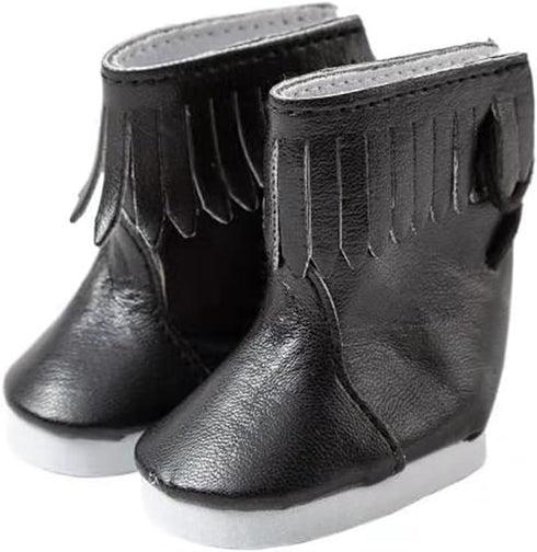 8 Pairs Doll Shoes for 14.5 Inch American Doll, Wellie Wishers Including Boots, Sandals, Sneakers, Leather Shoes
