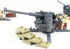 General Jim's WW2 German Anti-Aircraft Building Blocks Set, Includes 3 Figures, Weapons, and Sandbags