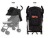 Universal Stroller Sun Shade Cover Stroller Canopy Awning for Pushchair Pram Baby Buggy Parasol Sun Umbrella with Pockets Mesh Window Adjustable Retractable