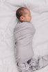 0-3 (47" 47") Mebie Baby Stone Stretch Swaddle, Modern and Neutral Swaddle Blanket for Baby Girl or Boy, Soft Baby