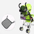YehVeh 3 Pack Stroller Hanging Bag Handlebar Organizer Storage Pocket Net Mesh Bag for Wagon Carseat Compartment