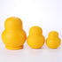 10 Pcs Wooden Yellow Duck Handmade Russian Nesting Dolls Toys, Cute Lovely Animal Matryoshka Stacking Dolls Home Decor