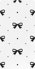 CZXW Black Bow with Polka Dots Crib Sheets Fitted 52" x 28" Natural