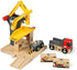 BRIO World 33280 Freight Goods Station | Versatile Toy Train Set for Kids, Sustainable Wood Construction