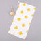 LINGBI DAMI Yellow chick print Cotton square towel with 6 layers of gauze (19.7x9.8