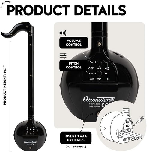 Otamatone Japanese Electronic Musical Instrument Portable Music Synthesizer from Japan by Maywa Denki Studio Award