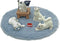 josaner-zz Dollhouse Cats w/ 1/12 Scale Accessories Mini Furniture Model Wooden Miniature (Multicolor-Simple)