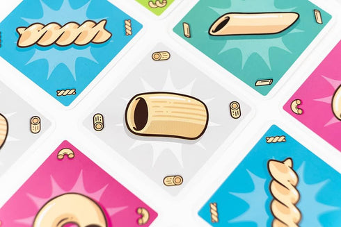Professor PUZZLE Pass The Pasta Games - Family Board Game of Strategy and Shape Collection for Game Night