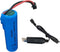 Generic 3.7V Rechargeable li-ion Battery 2500mah 1 Pack with USB Chargers SM-2P Plug