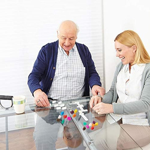 Gejoy 18-Pack Colorful Train Markers for Domino Games