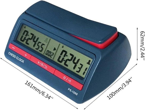 Leadigol Chess Clock, Advanced Digital Timer Board Game Accessory