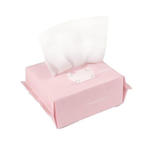 COTTONCARE Wipe,100% skin,7.9 4.7 6-Pack (600 Count) Baby Dry Cotton,dry wipe cotton tissues,baby sensitive skin,taking