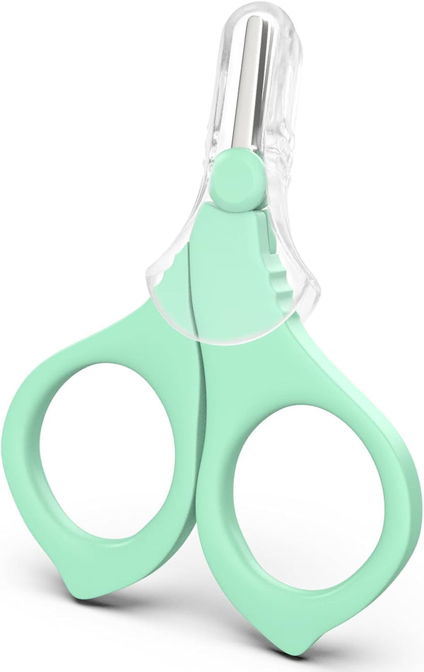 TYTDOUTER Baby Nail Scissors, Infant Nail Clippers with Safety Round Tip, Toddler Nail