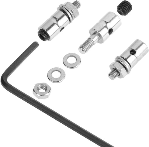 HobbyPark 20pcs Nylon Control Horns, 20x11mm + Clevis + Pushrod Connector Linkage Stopper for RC Airplane