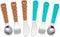 melii Toddler Feeding Spoon Fork & Knife Set, Stainless Steel – Bulldog, Cat, Shark, Bear – BPA Free, 6pc