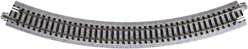 Kato 282mm (11") 45-Degree (4-Piece) USA Model Train Products Unitrack, Radius Curve Track
