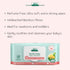 6 packs 72ct 432ct Aleva Naturals Bamboo Baby Sensitive Wipes | Unscented | Extra Strong and Ultra Soft | Natural