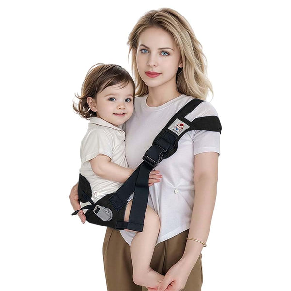 Baby Sling Carrier with Hip Seat - Breathable & Adjustable, Anti-Slip Design
