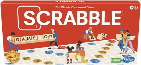 Hasbro Gaming Scrabble Board Game - Classic Crossword Game for Kids Ages 8+, Fun Family Game for 2-4 Players