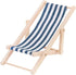 Mini Beach Chair, Wooden Beach Items for Dollhouse Miniatures, Beach Cake Decorations