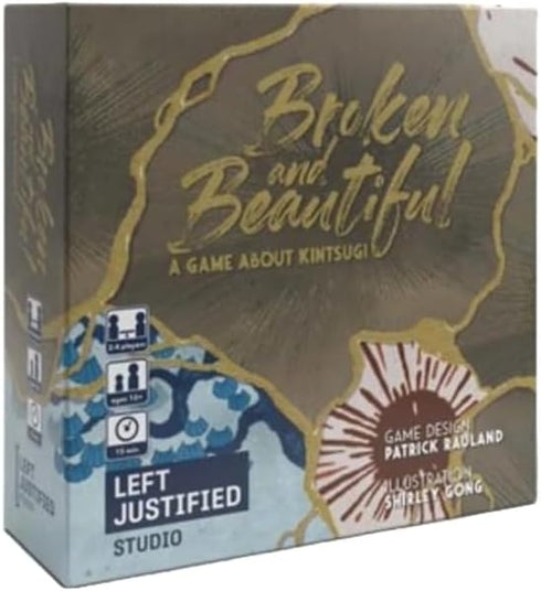 Broken and Beautiful Kintsugi Card Game - Quick-Playing, Portable Game for 2-4 Players