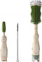 JSONO Baby Bottle Cleaning Kit - Liquid-Dispensing Brush System with Nipple & Straw