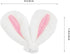 IMIKEYA Easter Bunny Ear Ornaments, 20pcs Rabbit Ear Hair Clip Accessories for DIY Craft Hair Jewelry Making