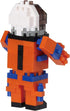 nanoblock Space - Astronaut Onboard Pressure Suit, Collection Series Building Kit