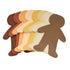 Colorations Multicultural Big People Shapes Set, 24 Glossy Cardboard Figures, Kids Around The World Diversity Craft