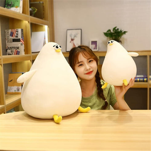26/40cm Simulation Mother Hen Doll, Funny Fat Chicken Plush Toy, Cute Cartoon Chicken Pillow Gift