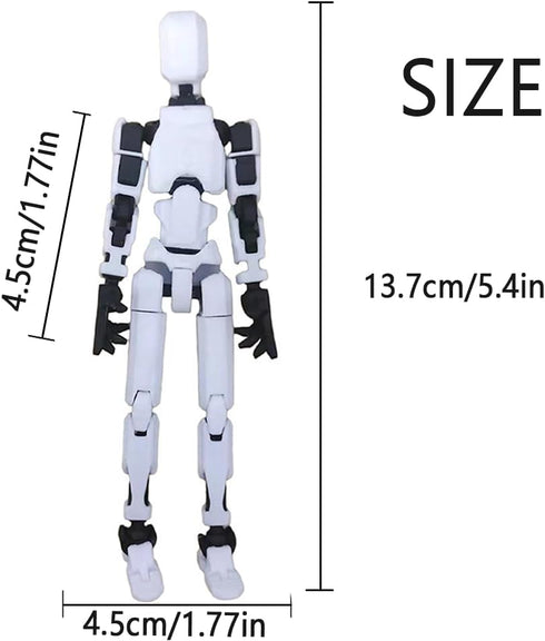 Dumwick 13 Set,Titan 13 3D 13 (9pcs,Assembly Assembly Completed Titan Action Figure Robot Action Figures Printed Multi
