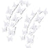 24pcs 3D Butterfly Removable Mural Stickers - Wall Stickers Decal for Home and Room Decoration (White-24pcs)