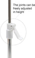 2Pcs 1/3 1/4 15.7" 27.6" Doll Base Stand Fit for BJD Dolls Applicable - Tall, Adjustable Small Display Holder Base
