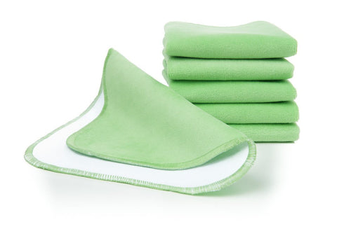 Buttons Velour Baby Wipes, 6 Pack