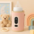Generic Travel Baby Bottle Warmer with USB for Girls Digital Display, Adjustable Heating, Insulated Portable Sleeve