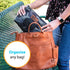 Bumco Diaper Clutch - Portable Wipes Dispenser & Baby Travel Essentials, Airtight Refillable Wipes Container, Diaper