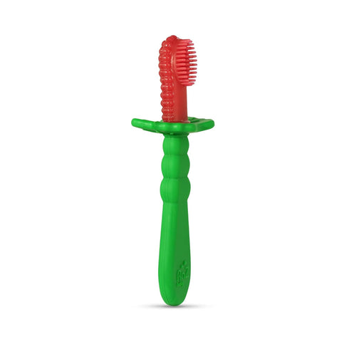 Razbaby RaZberry Baby Teether & Toothbrush, BerryBumps Soothe and Massage Sore Gums, Perfectly Sized, 1 Oz