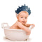 Baby Bath Cap, Waterproof Shampoo Hat for Children, Adjustable Silicone Baby Bathing Crown for Toddler Girls & Boys