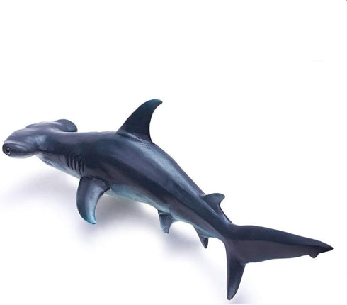 Gemini&Genius Hammerhead Shark for Kids, Swimming Pool Beach Bathing Toys, Soft Rubber Realistic Sea Animal Shark